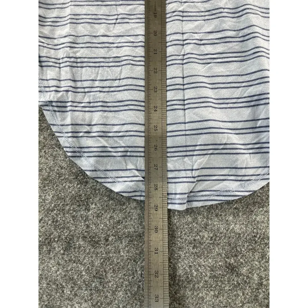 Mudd Girl's Blue Striped Short Sleeve T-Shirt Dress Youth Size Medium